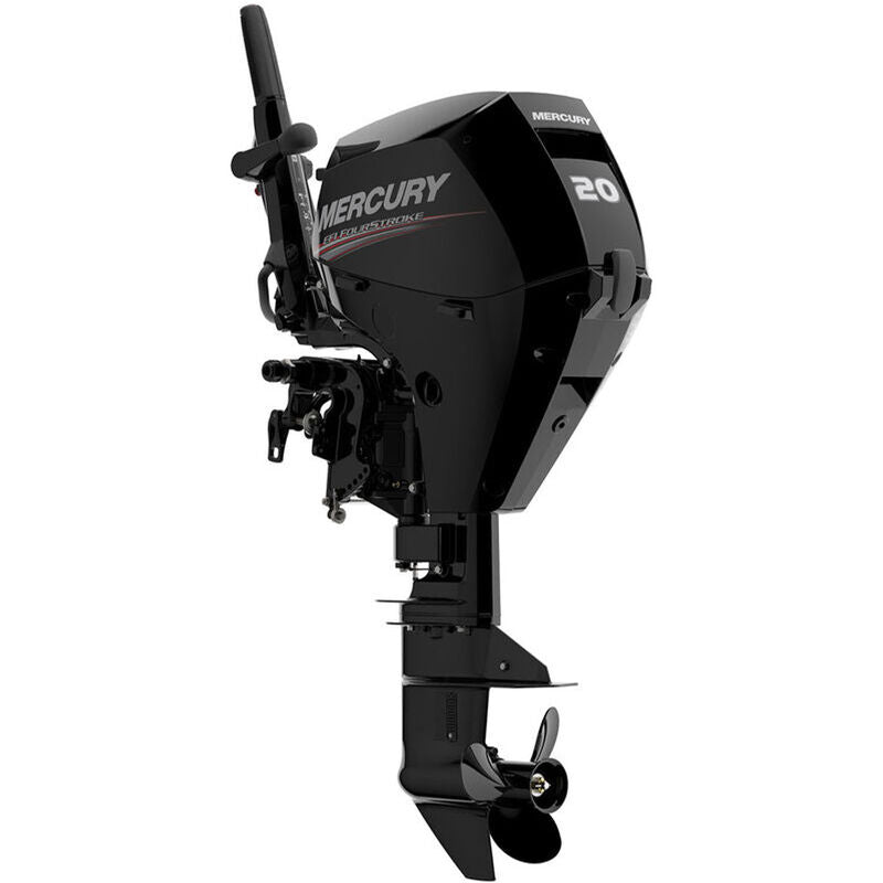 Mercury 20hp EFI Tiller FourStroke Outboard Motor - 20" Shaft, Manual Tilt/Trim, Manual Start - Boathouse Marine