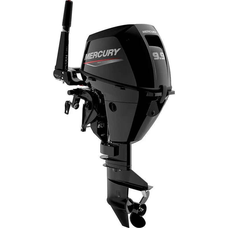 Mercury 9.9hp EFI Tiller Four-Stroke Outboard Motor, Electric Start, 15" Shaft - Boathouse Marine