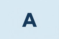 the letter A with a light blue background with the letter A in a darker single blue color but make the letter bold and like the letters P, J and C you previously made for me